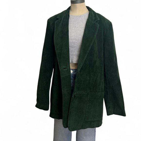 Beautiful Emerald Green Danier Leather - Picture 1 of 7